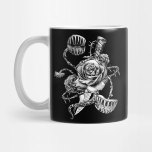 Venus Flytrap, Dagger and Rose Mug